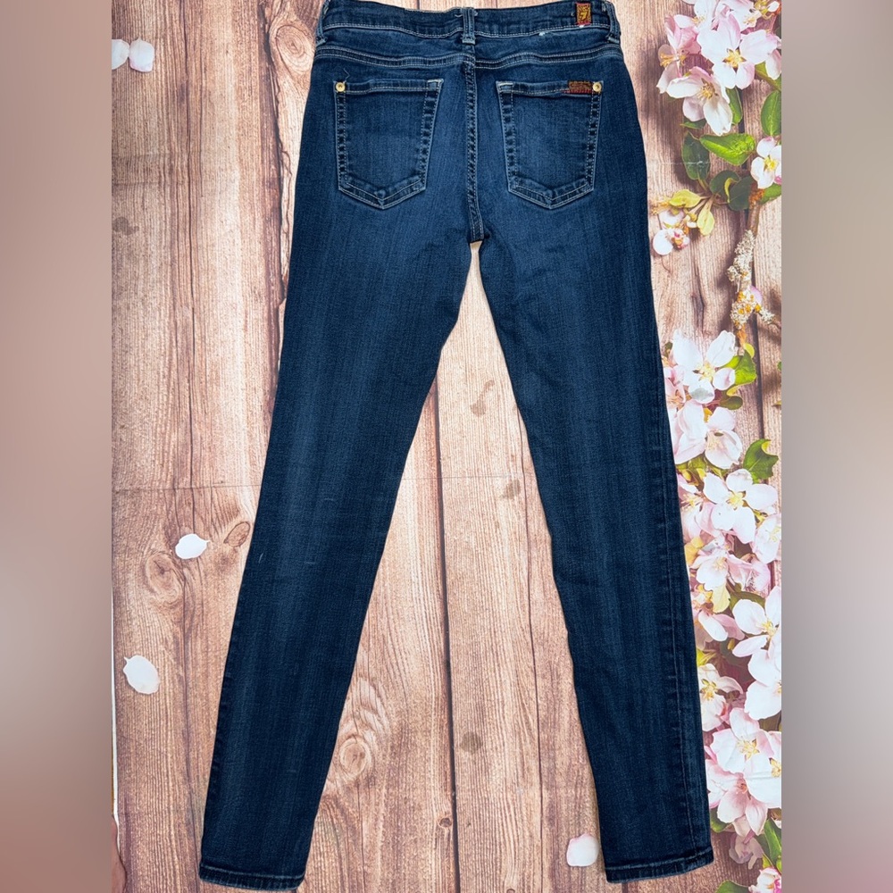 7 For All Mankind “The Skinny” Jeans – Girls Size 14 – Dark Wash - Picture 4 of 4
